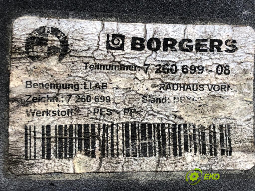 BMW 3 Touring (F31) 2012 - 2019    320 d 135 kW [184 KM] olej napędowy 2012 - 2016  podblatník levý přední část 7260699