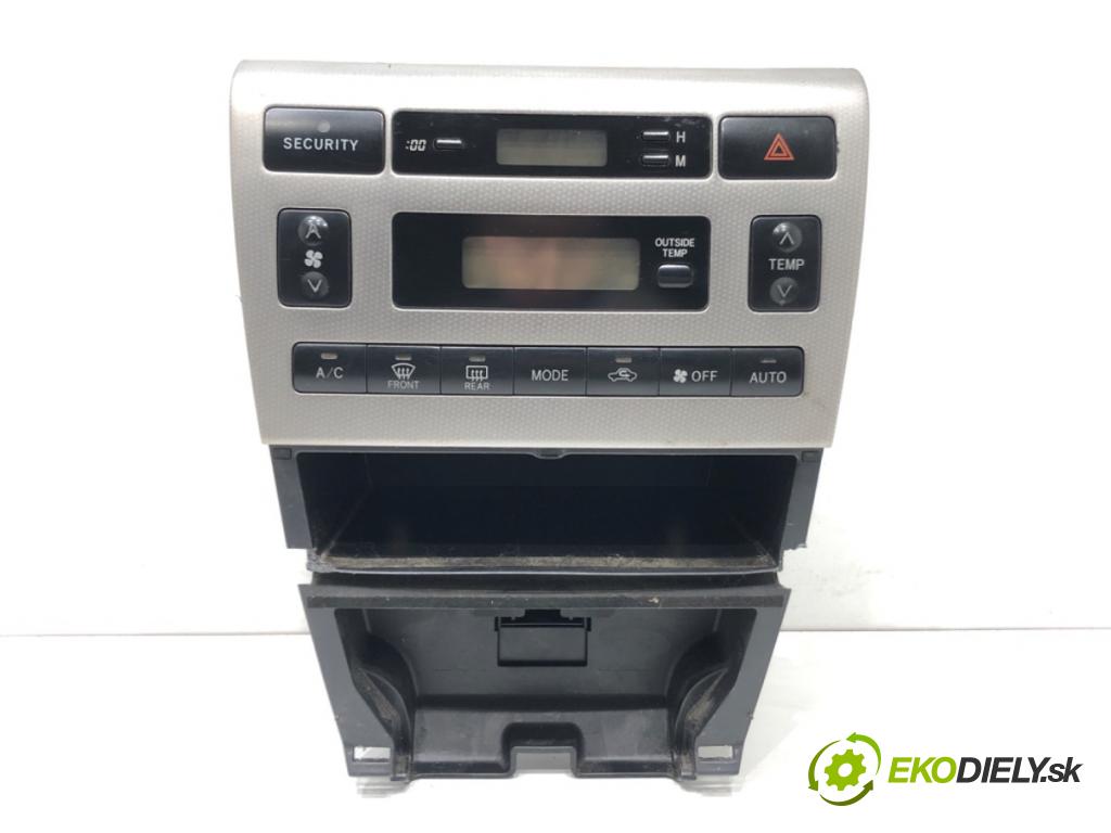 TOYOTA COROLLA (_E12_) 2001 - 2007    1.6 VVT-i (ZZE121_) 81 kW [110 KM] benzyna 2002 - 2006  Panel ovládania kúrenia 88650-13050 (Prepínače, spínače, tlačidlá a ovládače kúrenia)