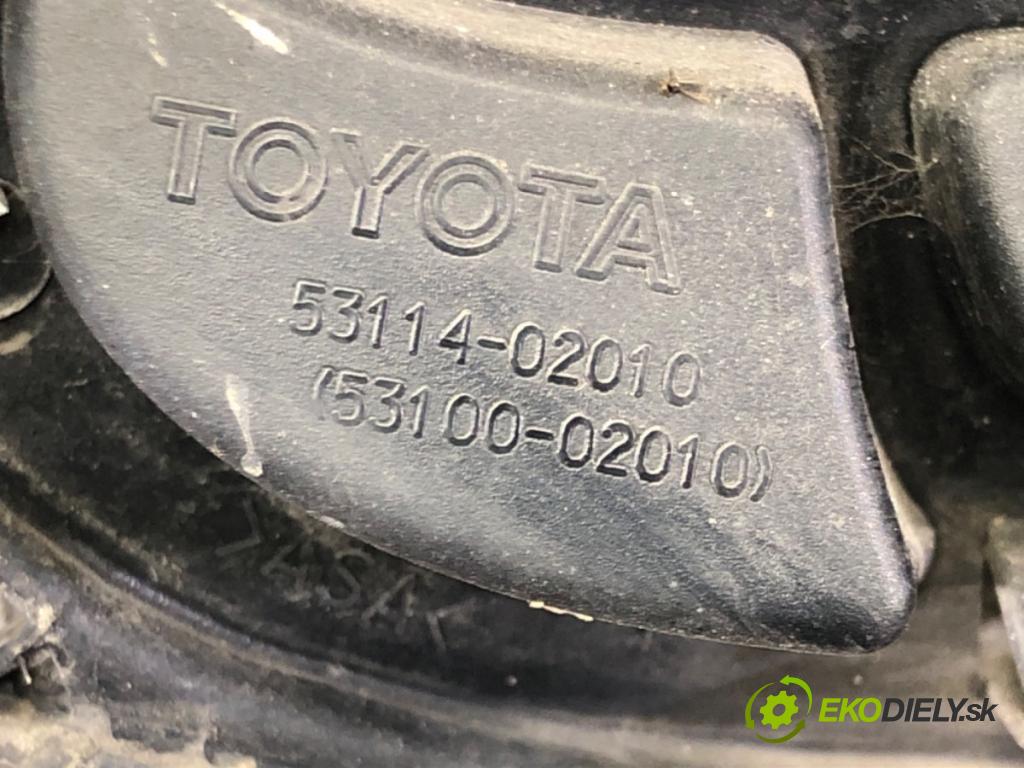 TOYOTA COROLLA (_E12_) 2001 - 2007    1.6 VVT-i (ZZE121_) 81 kW [110 KM] benzyna 2002 - 2006  mřížka maska 53114-02010 (Mřížky (masky) chladičů)