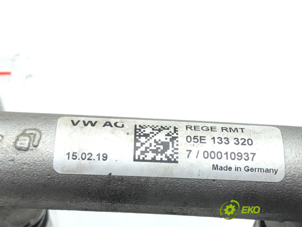 VW T-ROC (A11) 2017 - 2022    1.5 TSI 4motion 110 kW [150 KM] benzyna 2018 - 2022  Lišta vstrekovacia 05E133320 (Vstrekovacie lišty)