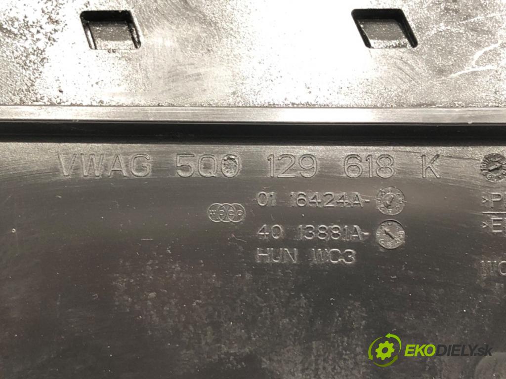 VW T-ROC (A11) 2017 - 2022    1.5 TSI 4motion 110 kW [150 KM] benzyna 2018 - 2022  Obal filtra vzduchu 5Q0129618K (Obaly filtrov vzduchu)