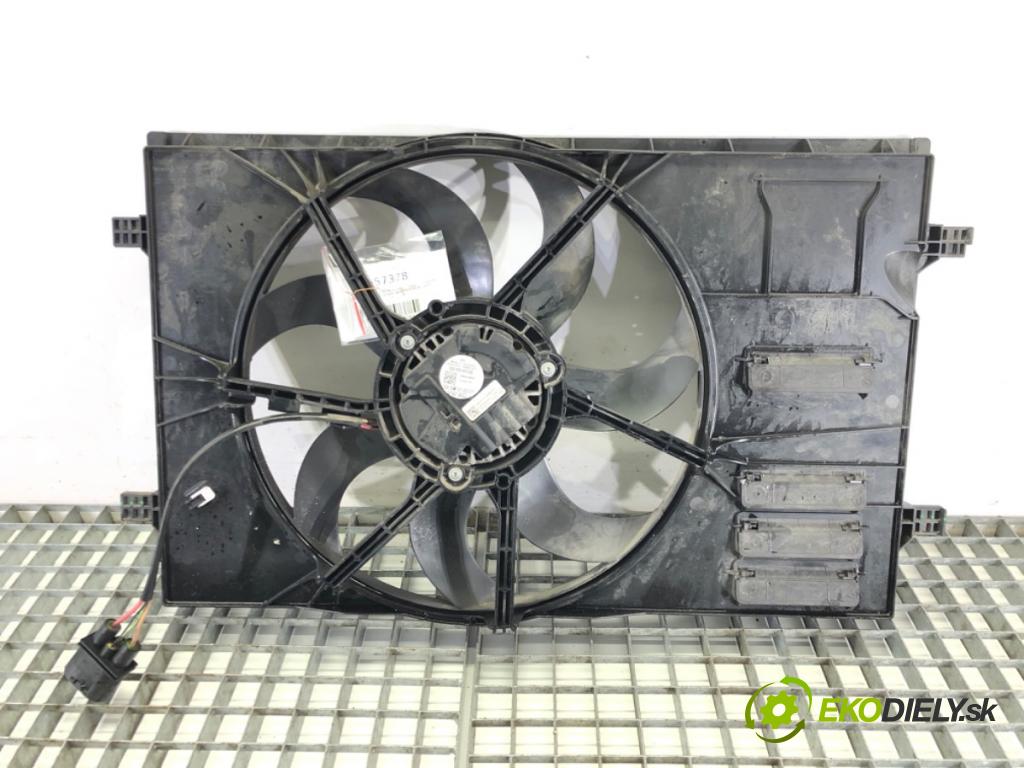 VW T-ROC (A11) 2017 - 2022    1.5 TSI 4motion 110 kW [150 KM] benzyna 2018 - 2022  ventilátor chladiče 5Q0959455BE 5Q0121205AP (Ventilátory)