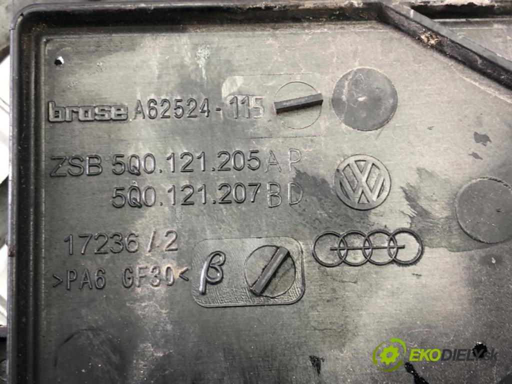 VW T-ROC (A11) 2017 - 2022    1.5 TSI 4motion 110 kW [150 KM] benzyna 2018 - 2022  ventilátor chladiče 5Q0959455BE 5Q0121205AP (Ventilátory)