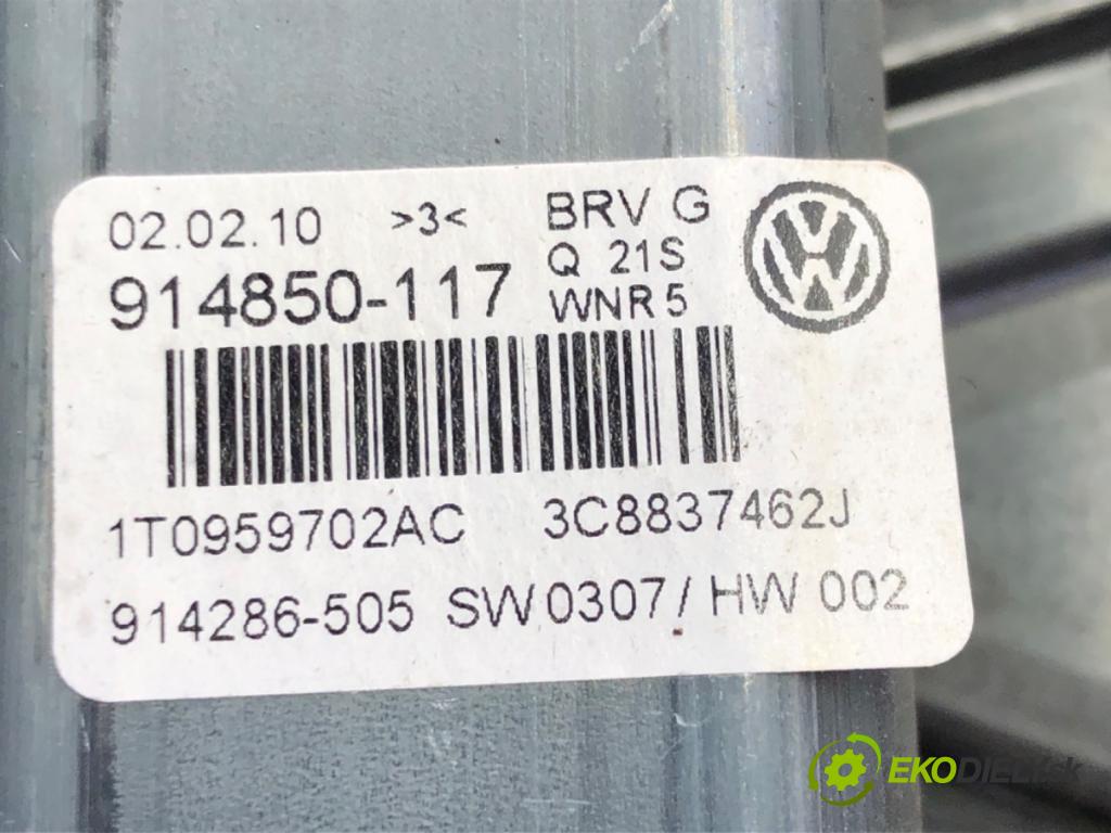 VW PASSAT CC B6 (357) 2008 - 2012    1.8 TSI 118 kW [160 KM] benzyna 2008 - 2012  mechanismus okna pravý přední část 3C0959792A