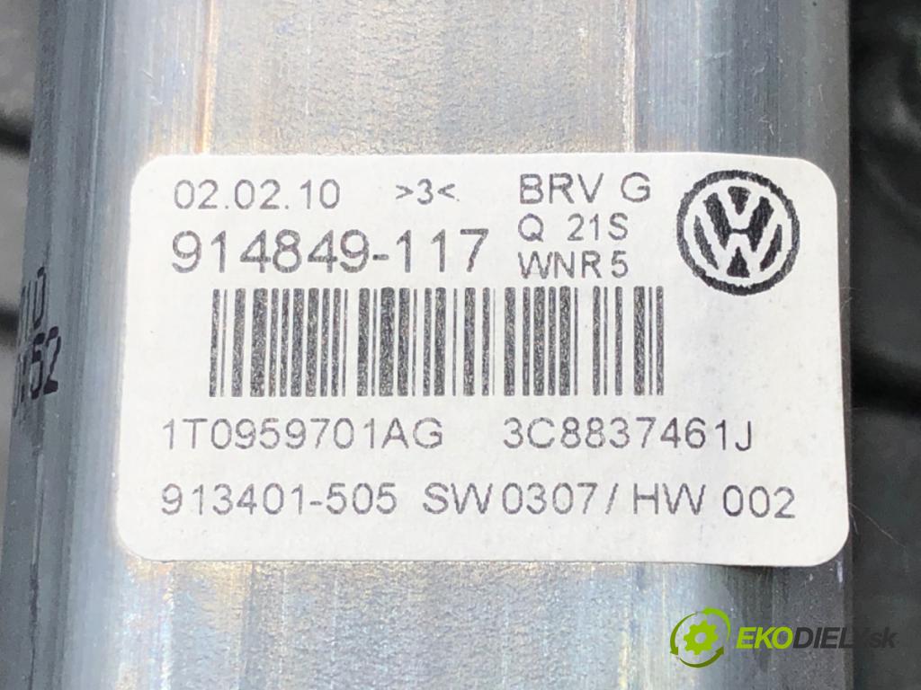 VW PASSAT CC B6 (357) 2008 - 2012    1.8 TSI 118 kW [160 KM] benzyna 2008 - 2012  mechanismus okna levý přední část 3C0959793A