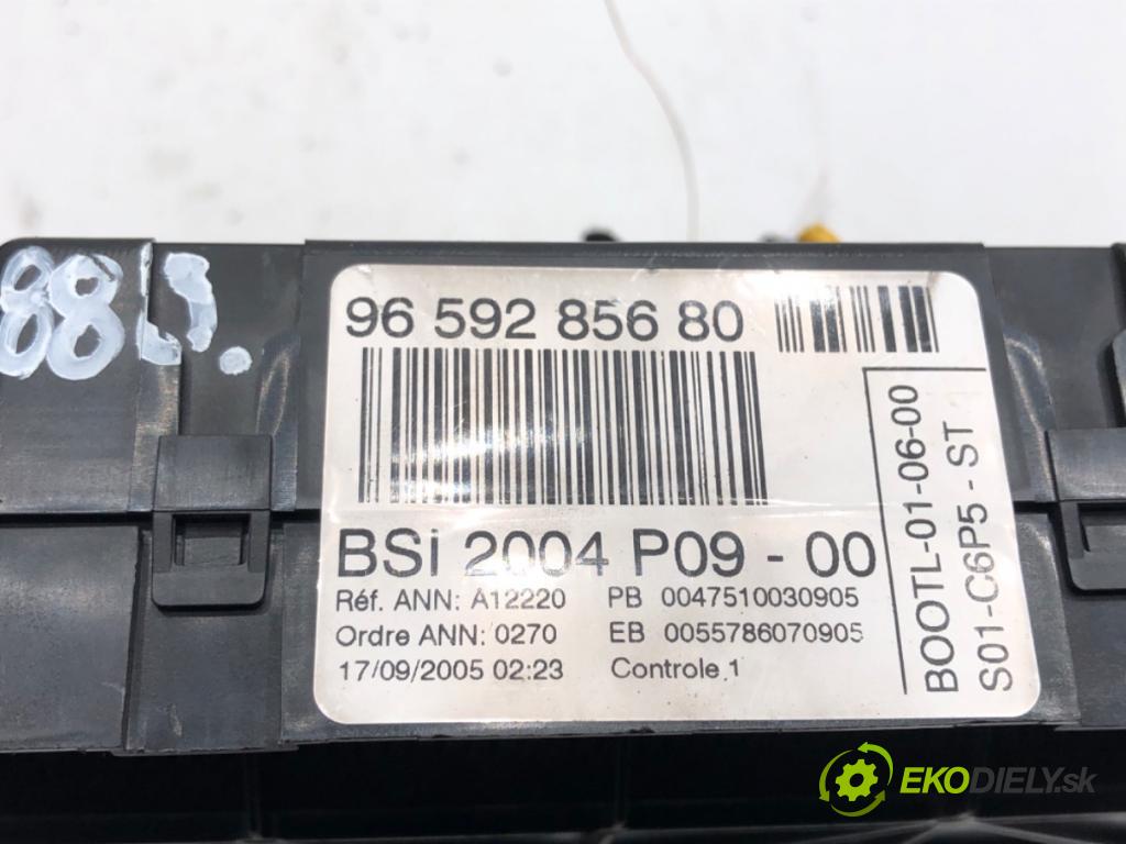 CITROEN C3 I (FC_, FN_) 2002 - 2022    1.1 i 44 kW [60 KM] benzyna 2002 - 2022  modul BSI 9659285680 (Pojistkové skříňky)