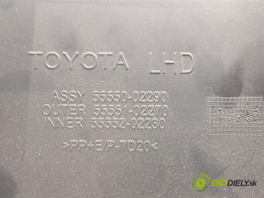 TOYOTA AURIS Kombi (_E18_) 2013 - 2018    1.8 Hybrid (ZWE186_) 73 kW [99 KM] Hybryda silnik benzynowy / elektryczny 2013 - 2018  Priehradka, kastlík spolujazdca  (Priehradky, kastlíky)