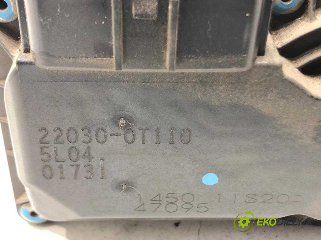 TOYOTA AURIS Kombi (_E18_) 2013 - 2018    1.8 Hybrid (ZWE186_) 73 kW [99 KM] Hybryda silnik benzynowy / elektryczny 2013 - 2018  Škrtiaca klapka 22030-0T110 (Škrtiace klapky)