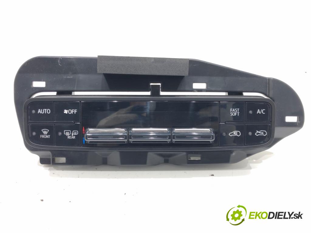 TOYOTA AURIS Kombi (_E18_) 2013 - 2018    1.8 Hybrid (ZWE186_) 73 kW [99 KM] Hybryda silnik benzynowy / elektryczny 2013 - 2018  Panel ovládania kúrenia 55468-02030 (Prepínače, spínače, tlačidlá a ovládače kúrenia)