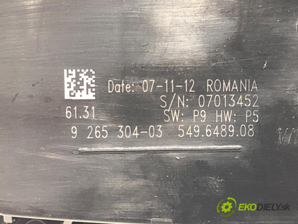 BMW 3 Touring (F31) 2012 - 2019    320 d 135 kW [184 KM] olej napędowy 2012 - 2016  spínač světel 9265304