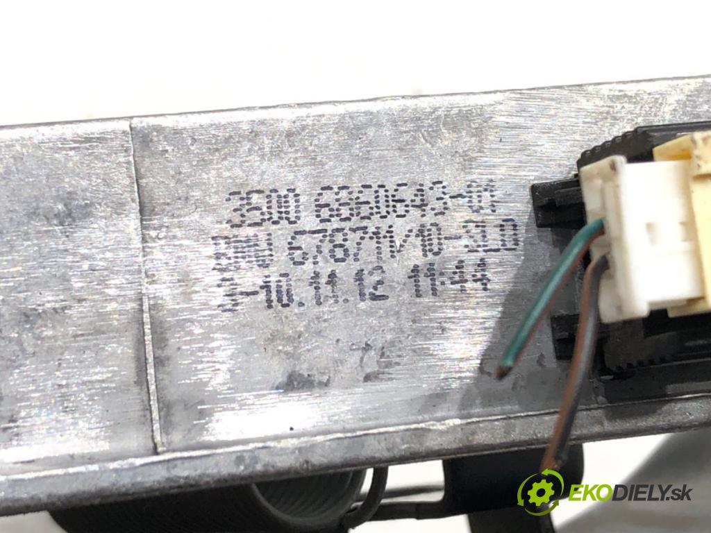 BMW 3 Touring (F31) 2012 - 2019    320 d 135 kW [184 KM] olej napędowy 2012 - 2016  PEDÁL: 6860643 (Pedále)