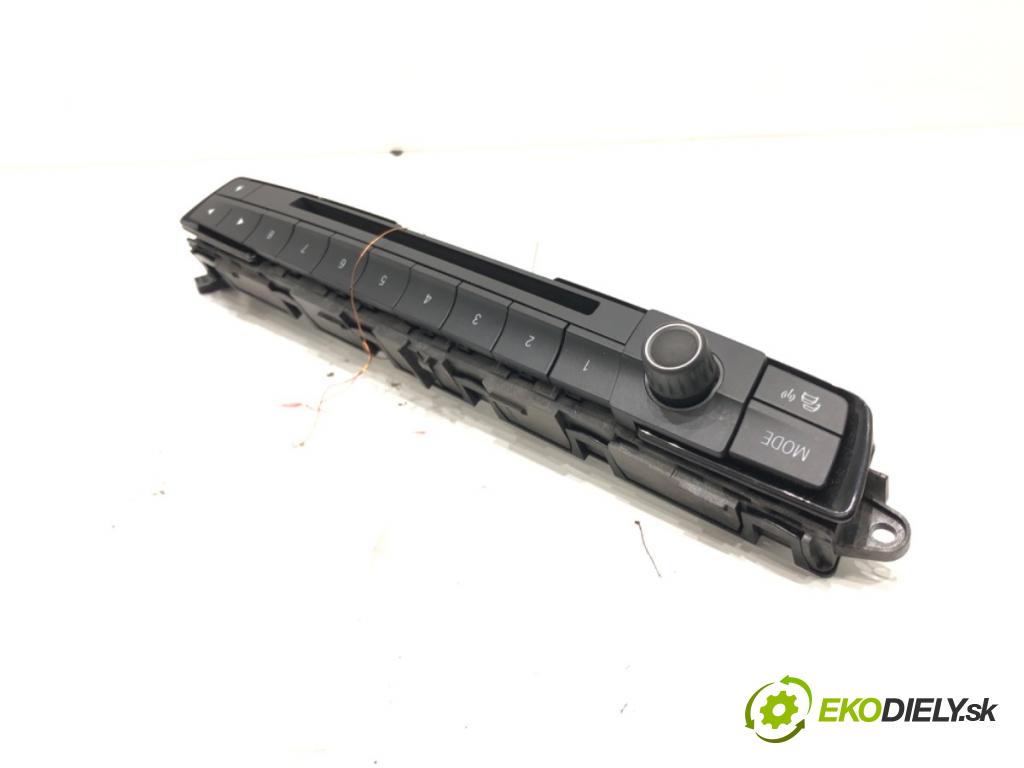 BMW 3 Touring (F31) 2012 - 2019    320 d 135 kW [184 KM] olej napędowy 2012 - 2016  Panel ovládania radia E1062000D03 (Prepínače, spínače, tlačidlá a ovládače kúrenia)