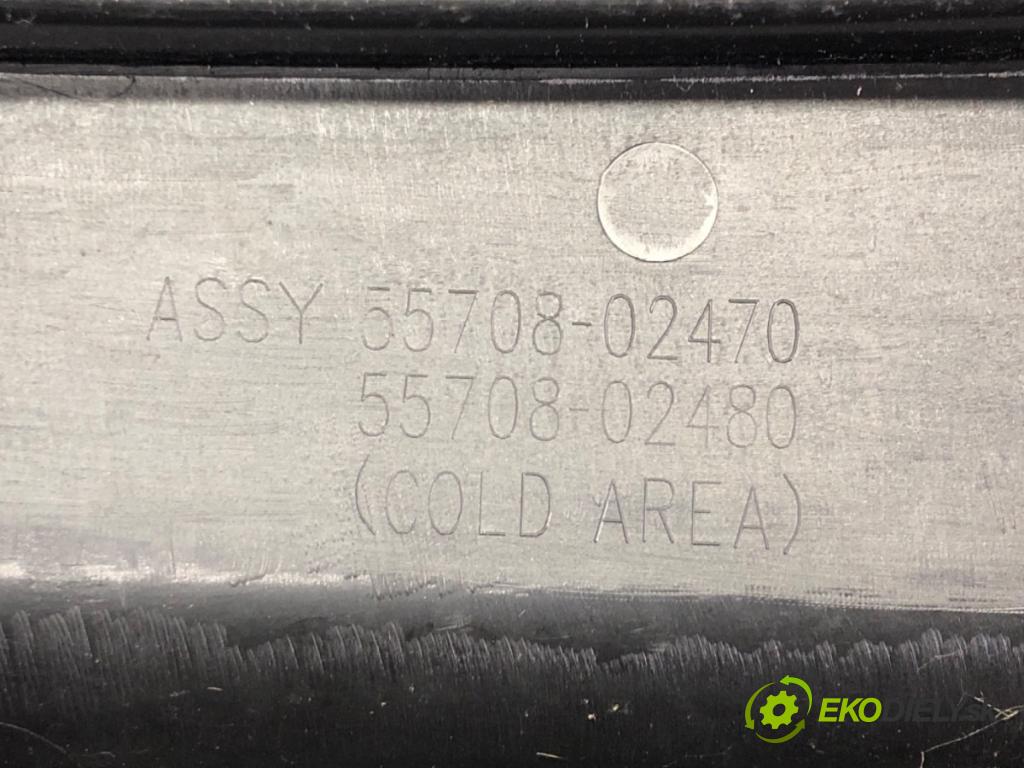 TOYOTA AURIS Kombi (_E18_) 2013 - 2018    1.8 Hybrid (ZWE186_) 73 kW [99 KM] Hybryda silnik benzynowy / elektryczny 2013 - 2018  Torpédo, plast pod čelné okno 55708-02470 (Torpéda)