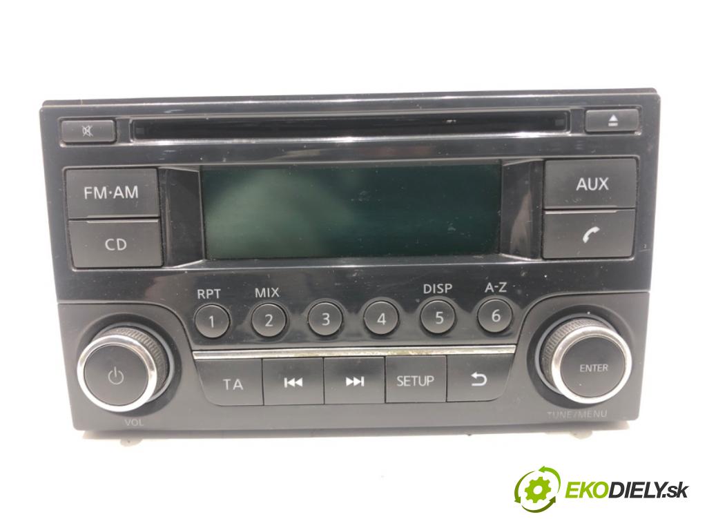 NISSAN QASHQAI / QASHQAI +2 I (J10, NJ10, JJ10E) 2006 - 2014    2.0 104 kW [141 KM] benzyna 2007 - 2013  RADIO 28185BH30A (Audio zariadenia)
