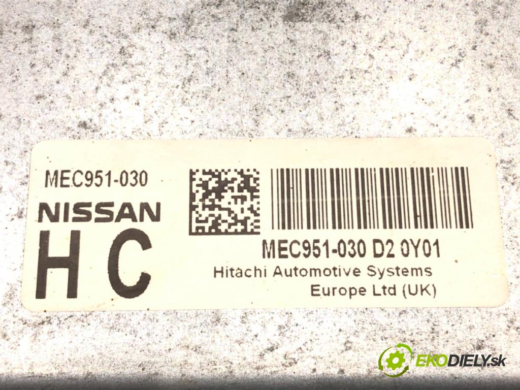 NISSAN QASHQAI / QASHQAI +2 I (J10, NJ10, JJ10E) 2006 - 2014    2.0 104 kW [141 KM] benzyna 2007 - 2013  riadiaca jednotka Motor MEC951-030 (Riadiace jednotky)