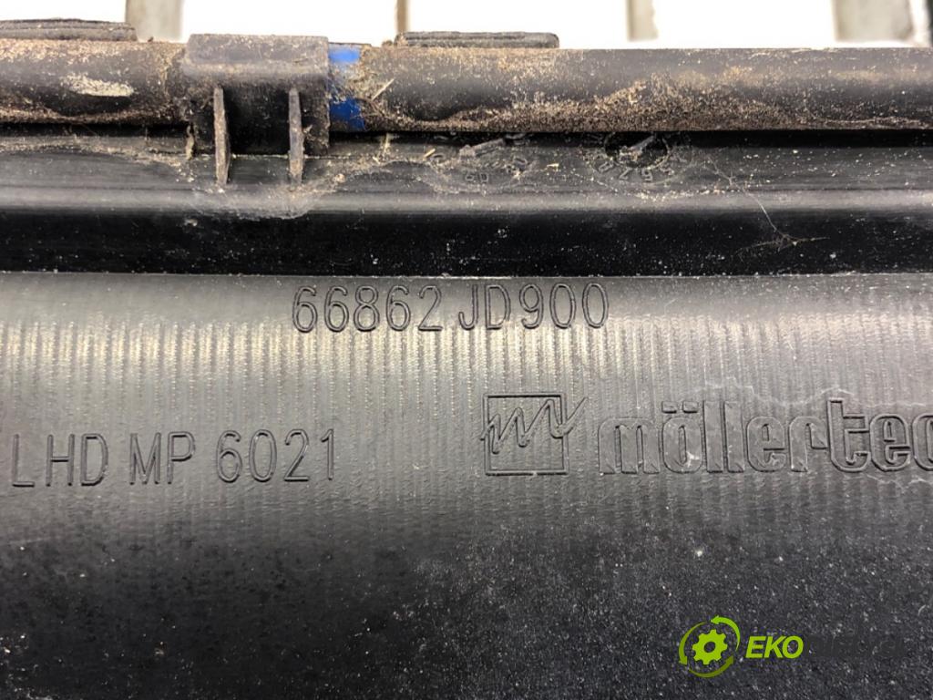 NISSAN QASHQAI / QASHQAI +2 I (J10, NJ10, JJ10E) 2006 - 2014    2.0 104 kW [141 KM] benzyna 2007 - 2013  Torpédo, plast pod čelné okno 66862-JD900 (Torpéda)