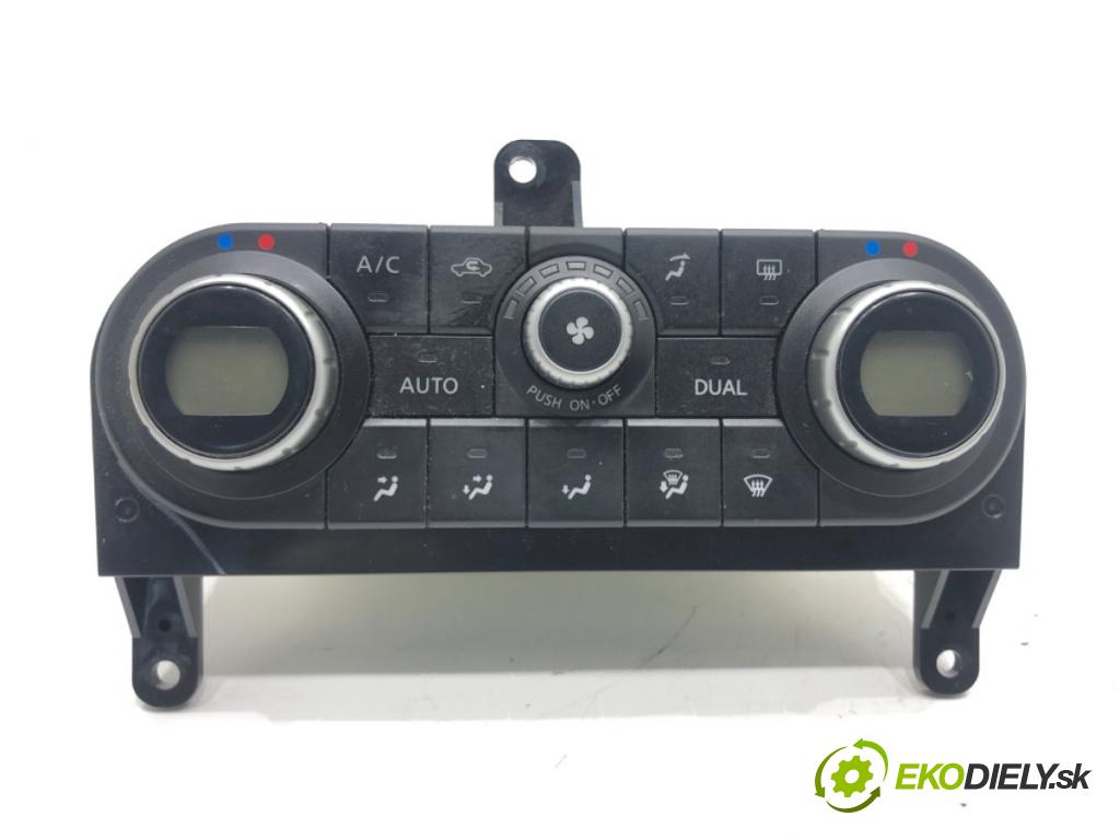 NISSAN QASHQAI / QASHQAI +2 I (J10, NJ10, JJ10E) 2006 - 2014    2.0 104 kW [141 KM] benzyna 2007 - 2013  Panel ovládania kúrenia 27500BR40A (Prepínače, spínače, tlačidlá a ovládače kúrenia)