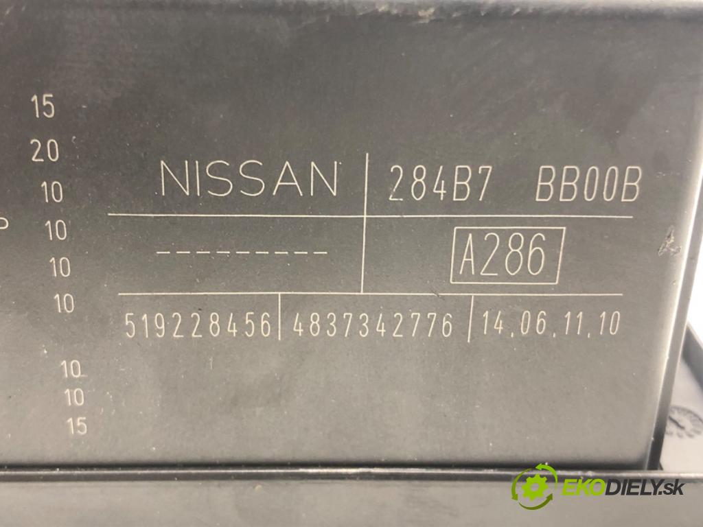 NISSAN QASHQAI / QASHQAI +2 I (J10, NJ10, JJ10E) 2006 - 2014    2.0 104 kW [141 KM] benzyna 2007 - 2013  modul BSI 284B7-BB00B (Pojistkové skříňky)