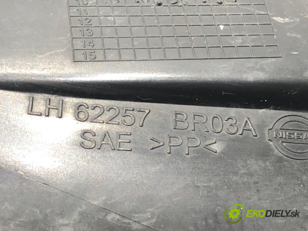 NISSAN QASHQAI / QASHQAI +2 I (J10, NJ10, JJ10E) 2006 - 2014    2.0 104 kW [141 KM] benzyna 2007 - 2013  Mriežky nárazníka pravy predný 62257-BR03A