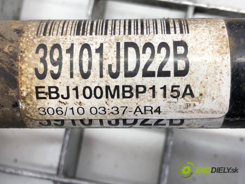 NISSAN QASHQAI / QASHQAI +2 I (J10, NJ10, JJ10E) 2006 - 2014    2.0 104 kW [141 KM] benzyna 2007 - 2013  Poloos ľavy predný 39101JD22B