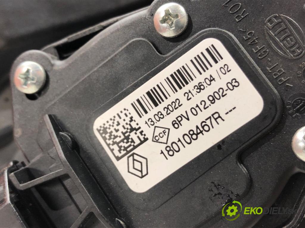 DACIA DUSTER (HM_) 2017 - 2022    1.5 dCi 115 (HMAD) 85 kW [116 KM] olej napędowy 2017 - 2022  PEDÁL: manuálne 180108467R 465032674R (Pedále)