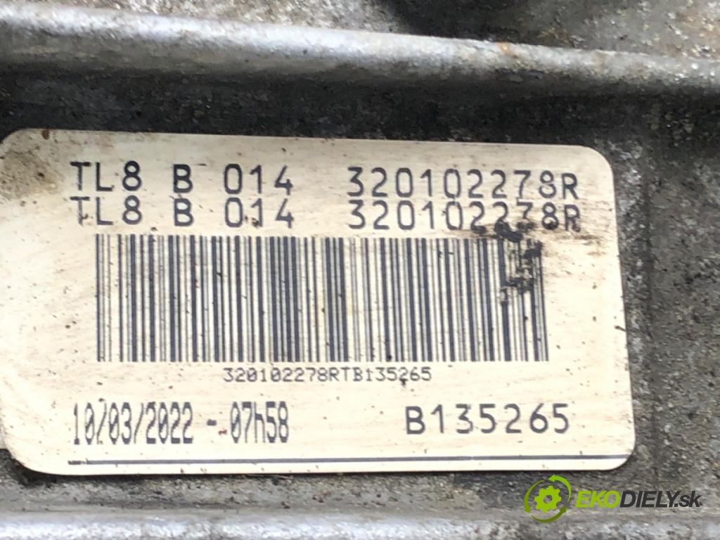 DACIA DUSTER (HM_) 2017 - 2022    1.5 dCi 115 (HMAD) 85 kW [116 KM] olej napędowy 2017 - 2022  Prevodovka TL8B014 (Prevodovky)