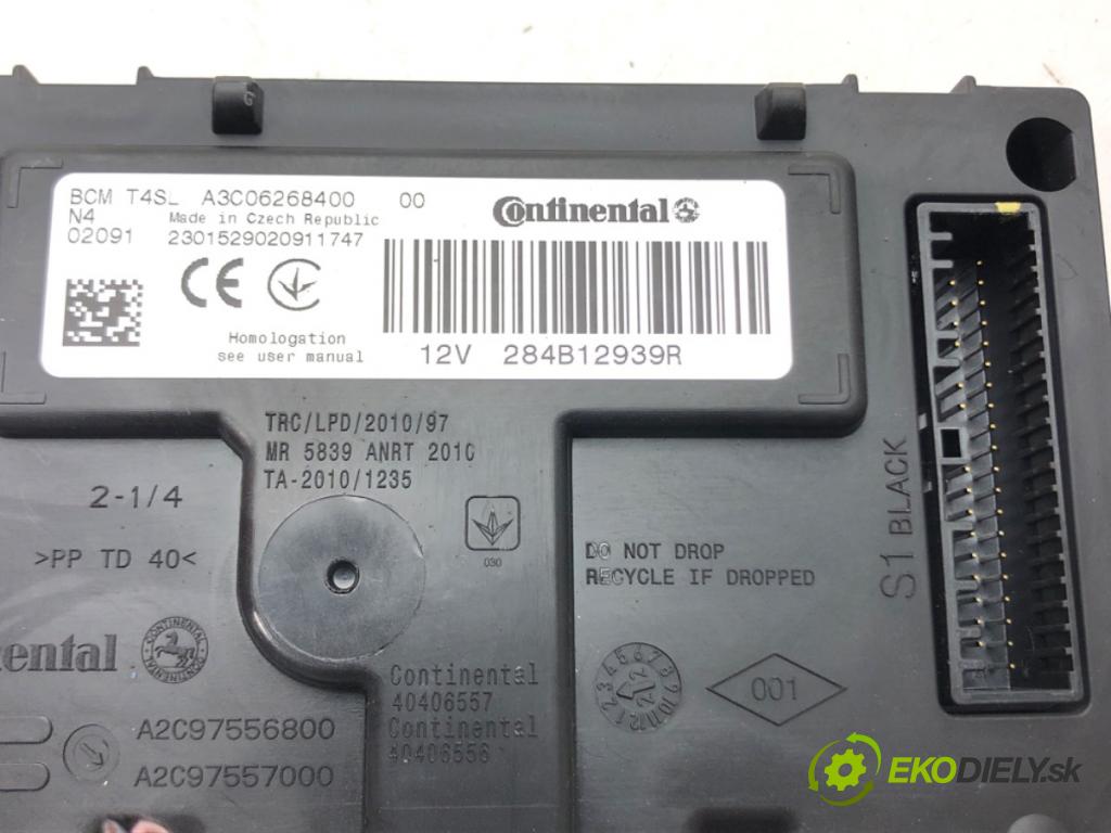 DACIA DUSTER (HM_) 2017 - 2022    1.5 dCi 115 (HMAD) 85 kW [116 KM] olej napędowy 2017 - 2022  Modul BCM 284B12939R (Ostatné)