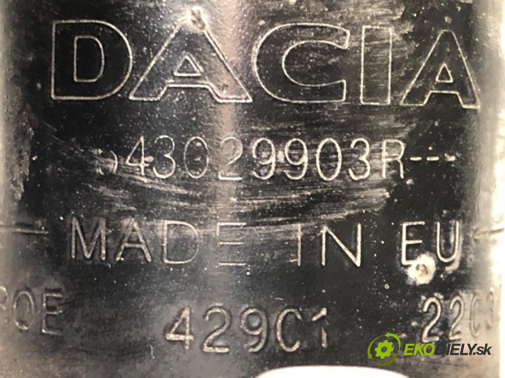 DACIA DUSTER (HM_) 2017 - 2022    1.5 dCi 115 (HMAD) 85 kW [116 KM] olej napędowy 2017 - 2022  Tlmič ľavy predný ZE 543029903R