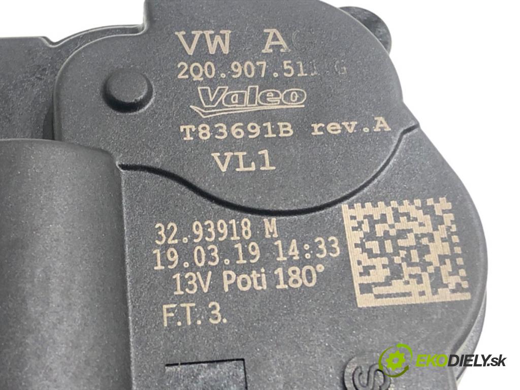 VW T-ROC (A11) 2017 - 2022    1.5 TSI 4motion 110 kW [150 KM] benzyna 2018 - 2022  motorek topení 2Q0907511G (Motorky topení)