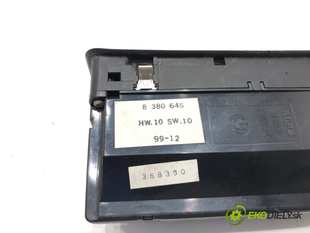 BMW 5 (E39) 1995 - 2003    520 i 110 kW [150 KM] benzyna 1996 - 2003  Prepínač okien 8380646 (Prepínače, spínače, tlačidlá a ovládače kúrenia)