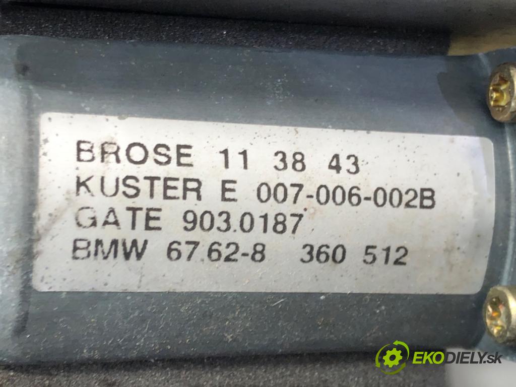 BMW 5 (E39) 1995 - 2003    520 i 110 kW [150 KM] benzyna 1996 - 2003  mechanismus okna pravý přední část 8360512