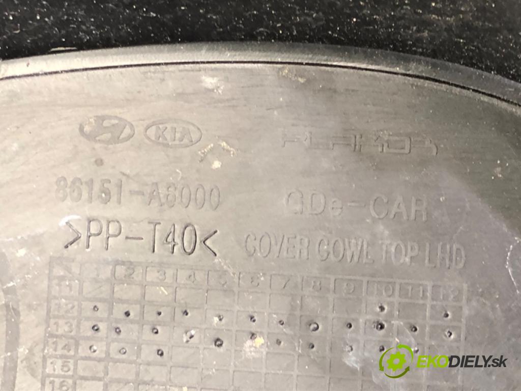 HYUNDAI i30 (GD) 2011 - 2022    1.6 CRDi 94 kW [128 KM] olej napędowy 2011 - 2015  Torpédo, plast pod čelné okno 86151-A6000 (Torpéda)