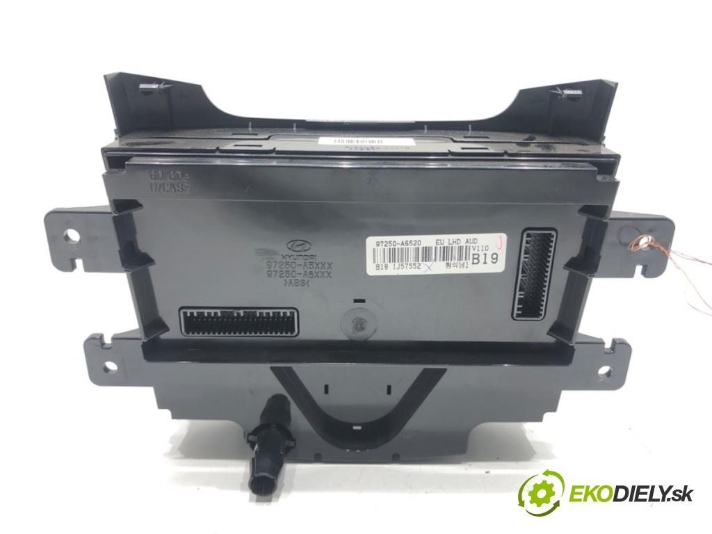 HYUNDAI i30 (GD) 2011 - 2022    1.6 CRDi 94 kW [128 KM] olej napędowy 2011 - 2015  Panel ovládania kúrenia 97250-A6520 (Prepínače, spínače, tlačidlá a ovládače kúrenia)