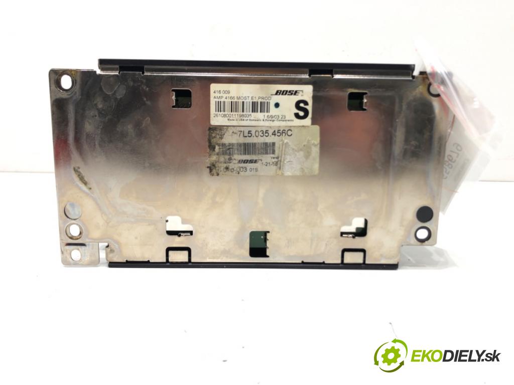 PORSCHE CAYENNE (9PA) 2002 - 2010    S 4.5 250 kW [340 KM] benzyna 2002 - 2007  Zosilňovač 7L5035456C (Zosilňovače)