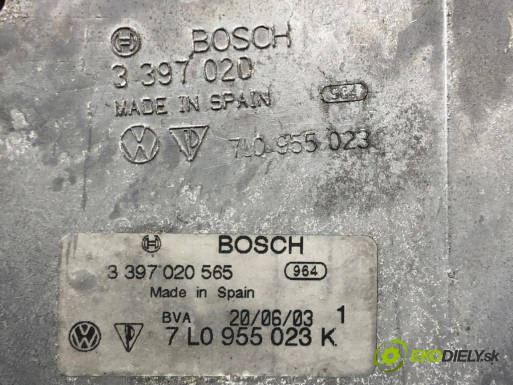 PORSCHE CAYENNE (9PA) 2002 - 2010    S 4.5 250 kW [340 KM] benzyna 2002 - 2007  Mechanizmus stieračov predný 7L0955023K (Motorčeky stieračov predné)