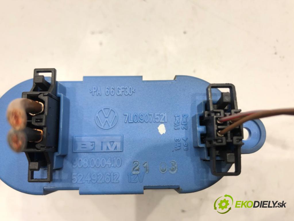 PORSCHE CAYENNE (9PA) 2002 - 2010    S 4.5 250 kW [340 KM] benzyna 2002 - 2007  odpor rezistor topení vzduchu 7L0907521 (Odpory topení)