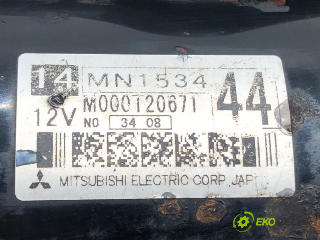 MITSUBISHI OUTLANDER I (CU_W) 2001 - 2008    2.0 (CU2W) 100 kW [136 KM] benzyna 2003 - 2006  Štartér MN153444 (Štartéry)