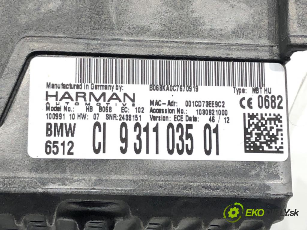 BMW 5 Touring (F11) 2009 - 2017    525 d xDrive 155 kW [211 KM] olej napędowy 2013 - 2017  RADIO Navigácia 9311035 (Audio zariadenia)