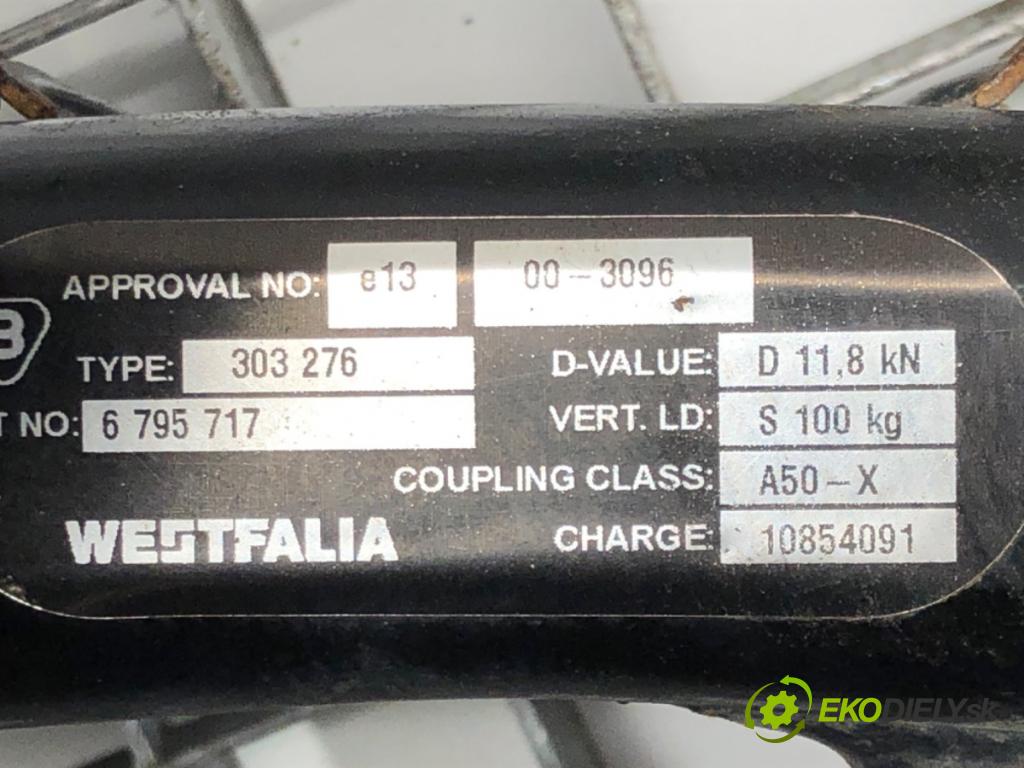 BMW 5 Touring (F11) 2009 - 2017    525 d xDrive 155 kW [211 KM] olej napędowy 2013 - 2017  Hák tažné zařízení 6795717 (Tažná zařízení)