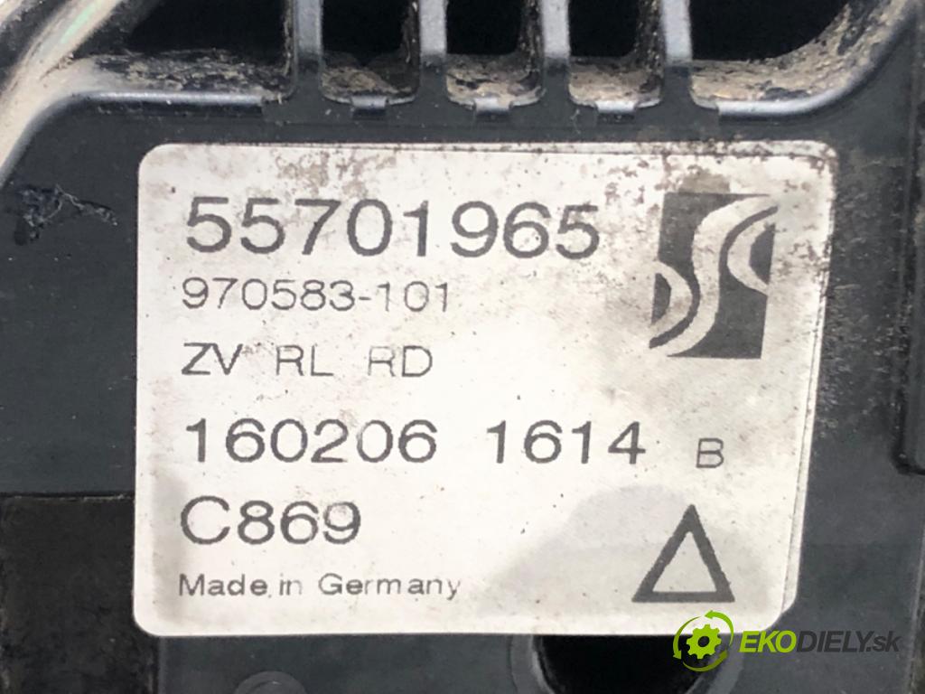 FIAT GRANDE PUNTO (199_) 2005 - 2022    1.4 (199AXB11, 199AXB1A, 199BXB1A, 199AXL1A) 57 kW [77 KM] benzyna 2005 - 2015  zámok dveře levý zadní část 55701965