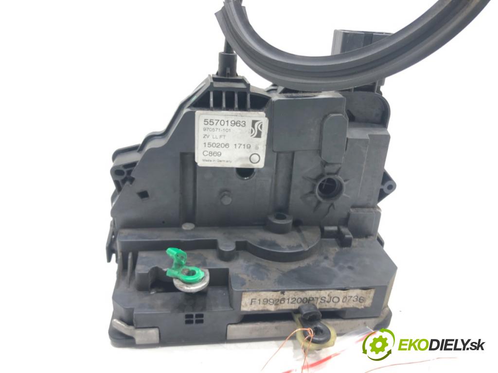 FIAT GRANDE PUNTO (199_) 2005 - 2022    1.4 (199AXB11, 199AXB1A, 199BXB1A, 199AXL1A) 57 kW [77 KM] benzyna 2005 - 2015  zámok dveře levý přední část 55701963