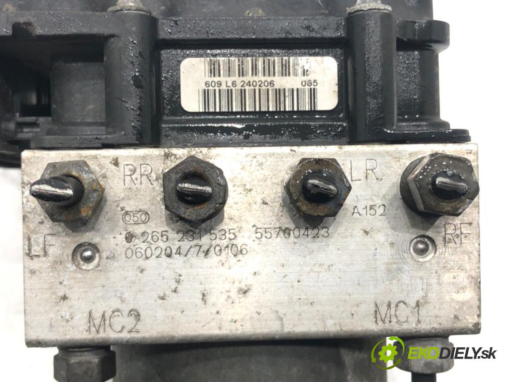 FIAT GRANDE PUNTO (199_) 2005 - 2022    1.4 (199AXB11, 199AXB1A, 199BXB1A, 199AXL1A) 57 kW [77 KM] benzyna 2005 - 2015  Pumpa ABS 0265231535 (Pumpy ABS)