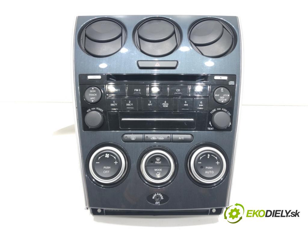 MAZDA 6 Hatchback (GG) 2002 - 2008    2.0 (GGES) 108 kW [147 KM] benzyna 2005 - 2007  RADIO GR4B66DSX (Audio zariadenia)