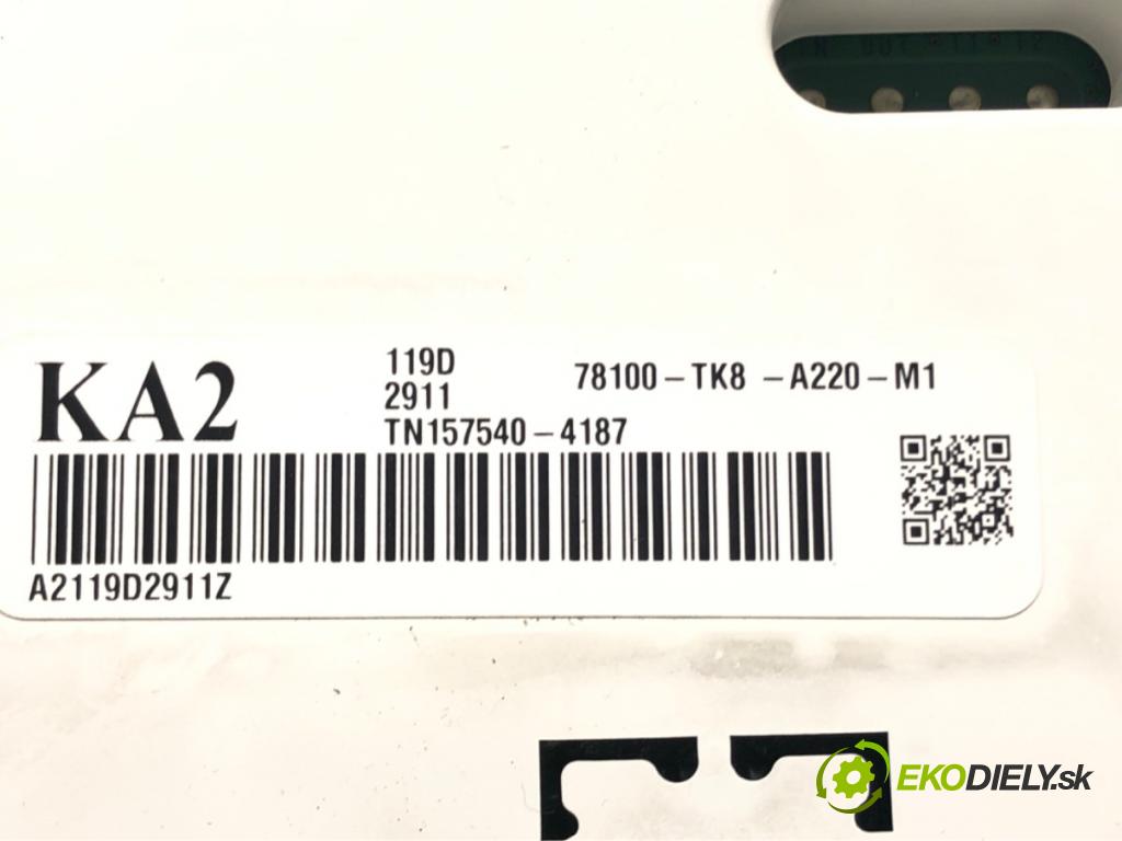 HONDA ODYSSEY (RL5) 2010 - 2022    3.5 185 kW [252 KM] benzyna 2010 - 2022  Prístrojovka 78100-TK8-A220-M1 (Prístrojové dosky, displeje)