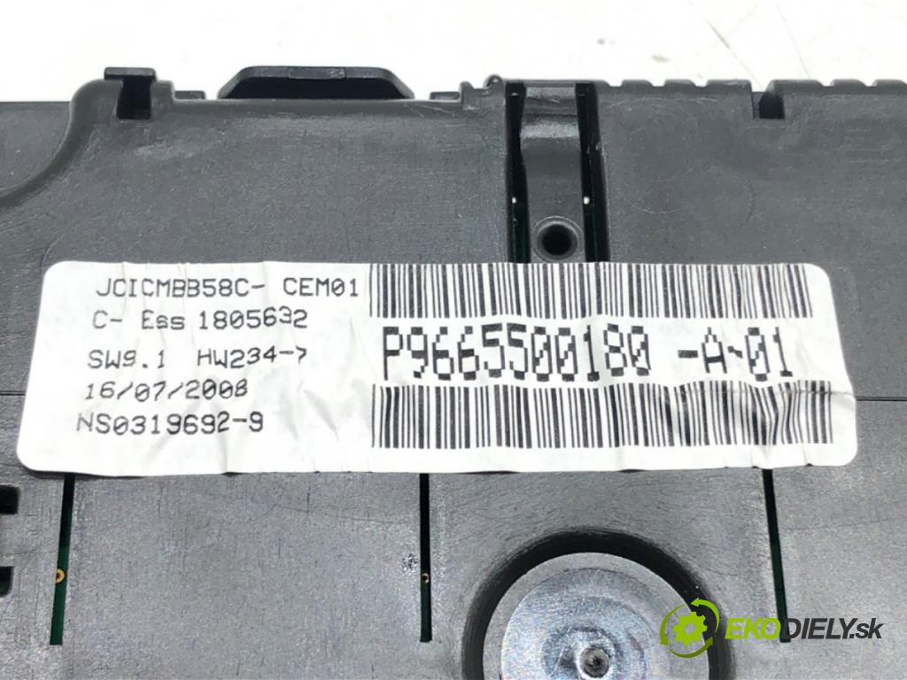 CITROEN C4 PICASSO I nadwozie wielkoprzestrzenne (MPV) (UD_) 2006 - 2015    2.0 i 16V 103 kW [140 KM] benzyna 2007 - 2013  Prístrojovka 9665500180 (Prístrojové dosky, displeje)