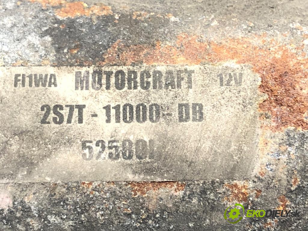 FORD MONDEO III (B5Y) 2000 - 2007    2.0 16V TDDi / TDCi 85 kW [115 KM] olej napędowy 2000 - 2007  Štartér 2S7T-11000-DB (Štartéry)