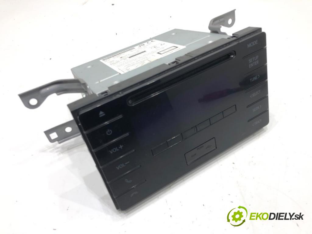 TOYOTA COROLLA sedan (_E18_, ZRE1_) 2013 - 2019    1.6 (ZRE181_) 97 kW [132 KM] benzyna 2013 - 2018  RADIO 86120-02J91 (Audio zariadenia)