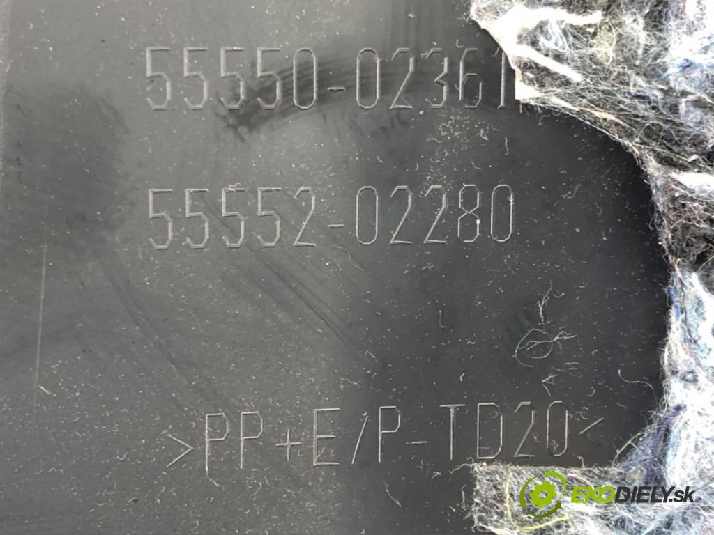 TOYOTA COROLLA sedan (_E18_, ZRE1_) 2013 - 2019    1.6 (ZRE181_) 97 kW [132 KM] benzyna 2013 - 2018  Priehradka, kastlík spolujazdca  (Priehradky, kastlíky)