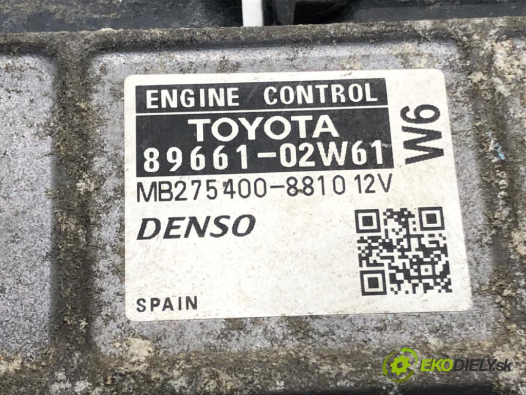 TOYOTA AURIS (_E15_) 2006 - 2012    1.6 (ZRE151_) 97 kW [132 KM] benzyna 2009 - 2012  riadiaca jednotka Motor 89661-02W61 (Riadiace jednotky)
