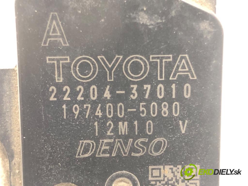 TOYOTA AURIS (_E15_) 2006 - 2012    1.6 (ZRE151_) 97 kW [132 KM] benzyna 2009 - 2012  Váha vzduchu 22204-37010 (Váhy vzduchu)
